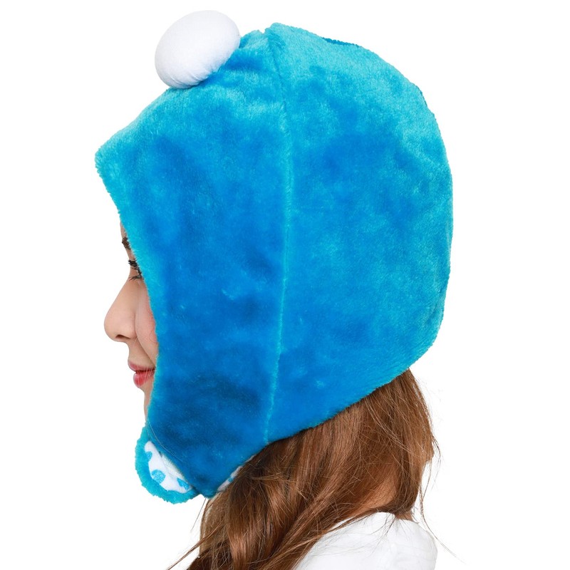 Sazak Cookie Monster Kigurumi Cap Costume, Unisex