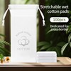 Thin Stretchable Wet Compressed Cotton Pads for Face (Cross-border Trade) Free Size / 100 Pieces Wet Cotton (Marked) 10ea