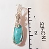 Handmade Kingman Turquoise Wire Wrapped Pendant