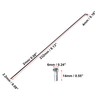X AUTOHAUX 40 Pcs Bicycle Steel Spokes 14G Bike Spoke