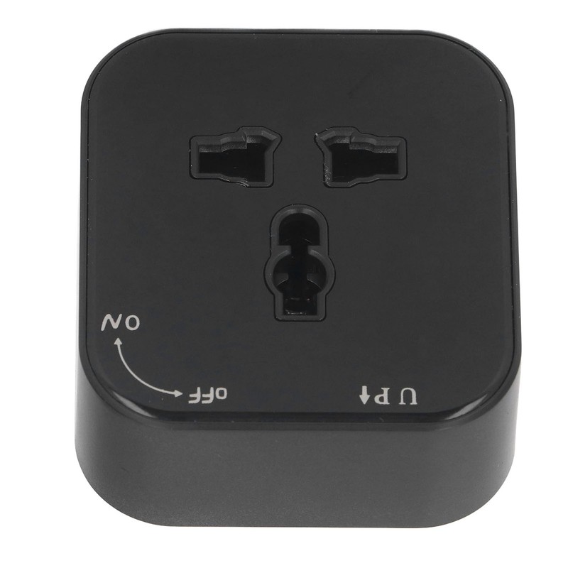 Square Track Adapter Surface Mounted Power Outlet Socket with Indicator