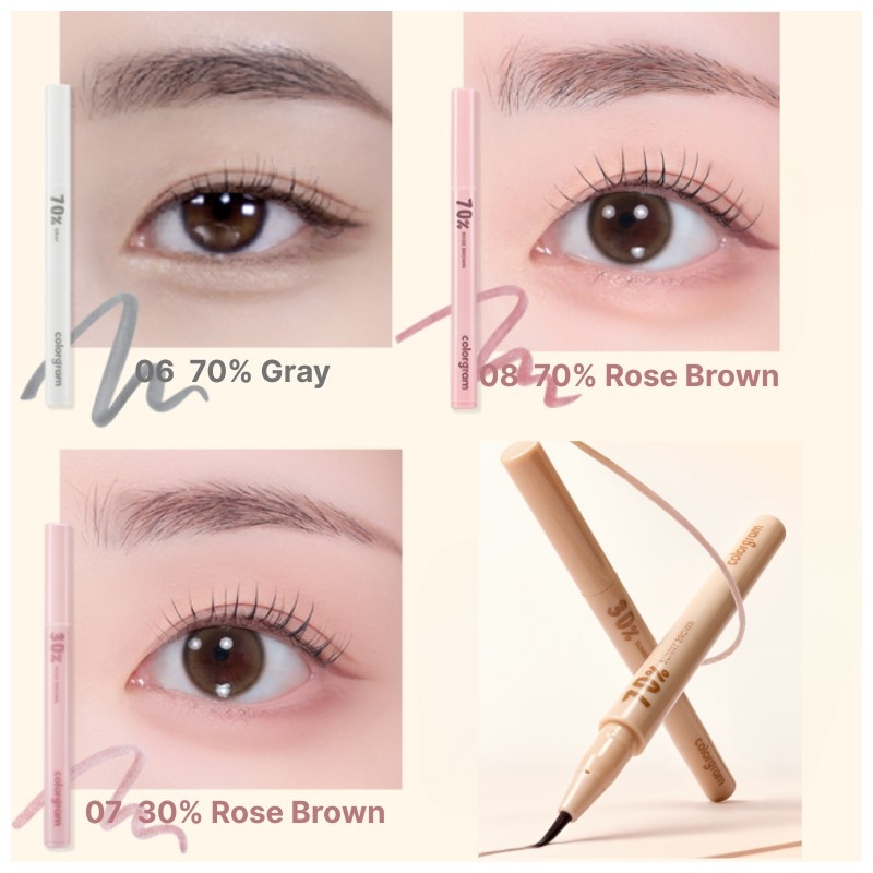 COLORGRAM Shade Re-Forming Brush Liner 0.5g, Color:07 30% Rose Brown