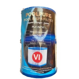 POOLPURE Type VI SPA and Hot Tub Filter- Coleman / SaluSpa / Lay-Z-Spa (2Pack)