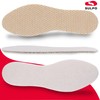 SULPO 4 Pairs of Felt Insoles, Soft, Extra Thin Massage