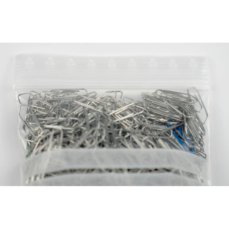 HeiGroup - HeiZip 100 x Ziplock Bags with Labelling Strips