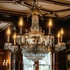 Creative Hobbies® Silicone Dipped, Country Style, Electric Candle Lamp Chandelier