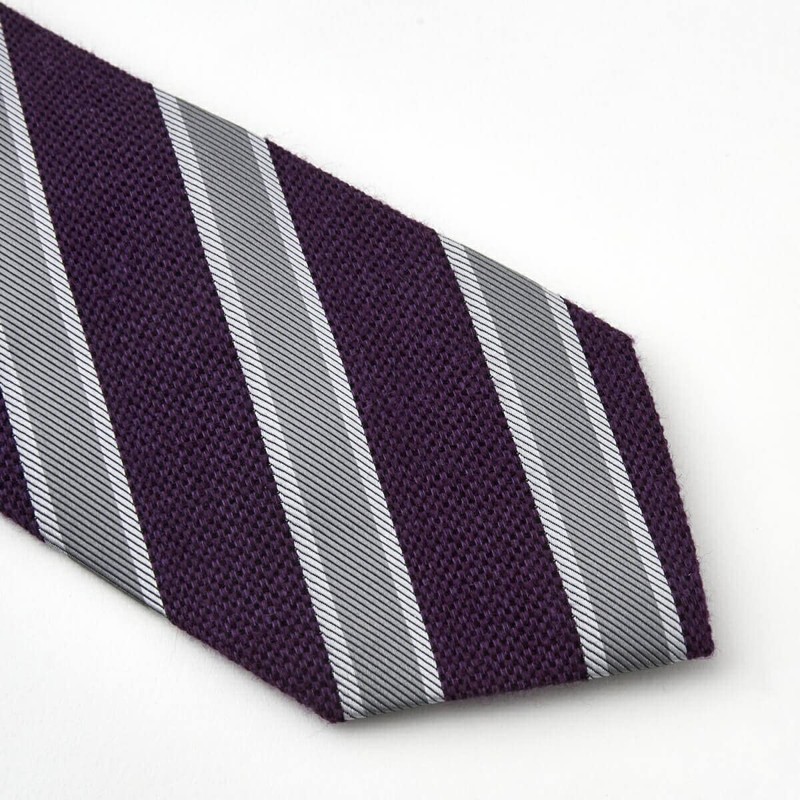Ojier Men's Necktie, Wool Tie, Wool, Silk, Silk Blend, Made
