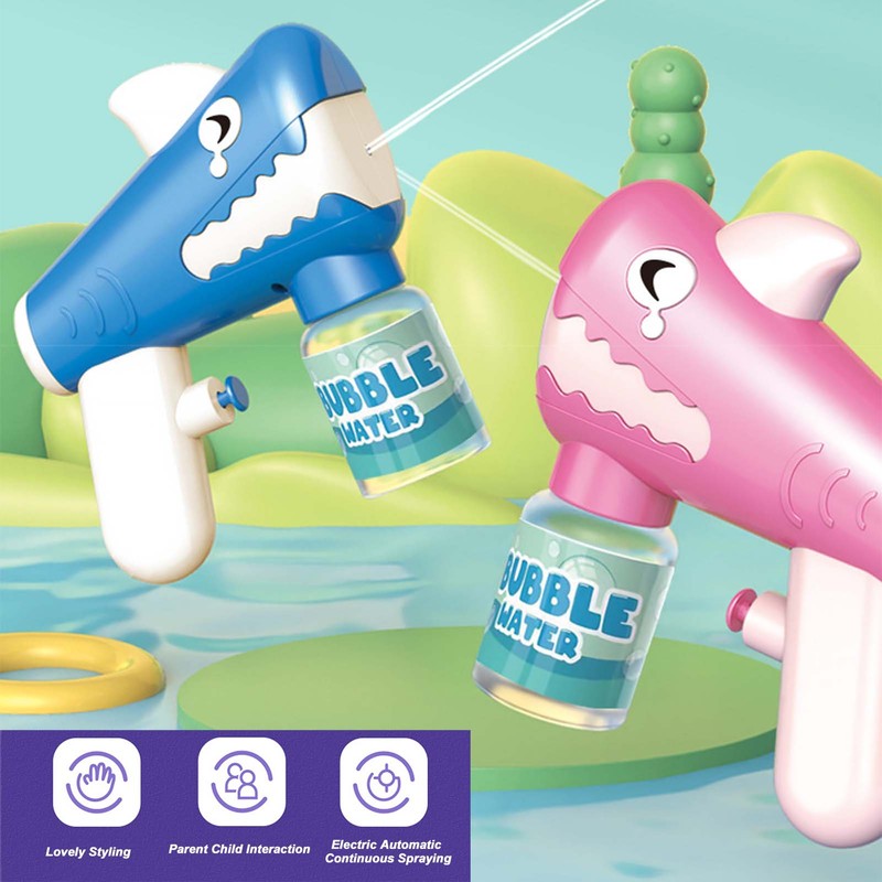 Kids Electric Water Toy Shark Shape Automatic Continuous Spraying Large