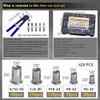 ASKWAY SAE Rivet Nut Tool 420pcs Imperial Carbon Steel Rivet