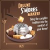 Nostalgia Indoor Electric S'mores Maker with Roasting Forks and Compartment