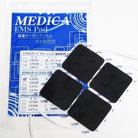 MEDICA EMS Pad M size uses gel sheet made by Axel Guard with conductive carbon film specification