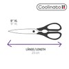 Coolinato XL Kitchen Scissors 23 cm Stainless Steel Scissors Household