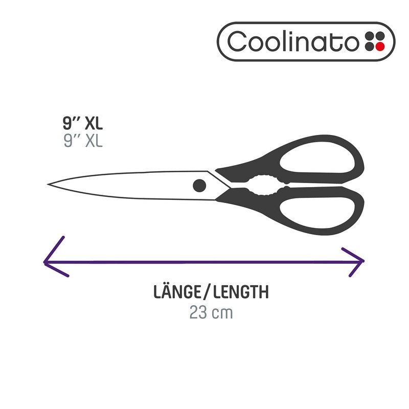 Coolinato XL Kitchen Scissors 23 cm Stainless Steel Scissors Household