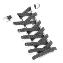 [VICT POPU] Shoelaces, No Tie Shoelaces, No Tie Shoelaces, Elastic Shoelaces, Suitable for Kids, Adults, Elderly People, drank grey