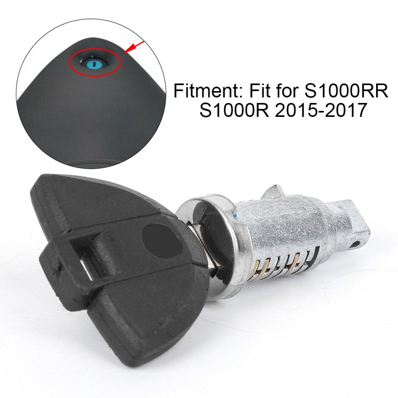 Motorcycle Rear Passenger Seat Lock Core Key Set Fit for