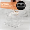 Alipis Cotton Buds Holder Acrylic Makeup Cotton Box Elegant Storage