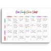 Family Chore Chart Notepad - Family planner, Calendar, Household Command