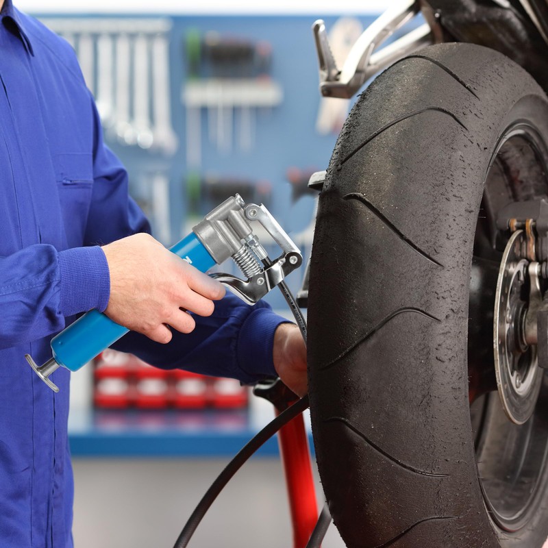 KRETLAW Mini Grease Gun (3000PSI) with Double 3oz Cartridge Grease