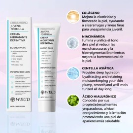 2pc Acné Limpiador Loción Secante Facial Crema Hidratante