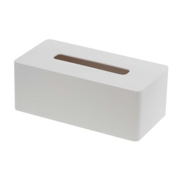 Yamazaki Industrial 3901 Thick Tissue Case, White, Approx. W 10.2 x D 5.1 x H 3.9 inches (26 x 13 x 10 cm), Tower Moisturizing Tissue