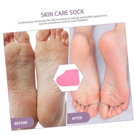 FRCOLOR 2pcs Foot Socks for Plantar Relief Moisturizing Heel Socks for Women and Girls