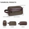 Neceser de Viaje con Manija, Bolsa de Aseo Impermeable Gran