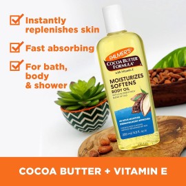 Palmer’s Cocoa Butter Moisturizing Body Oil With Vitamin E, Radiant Looking Glow, 8.5 Oz