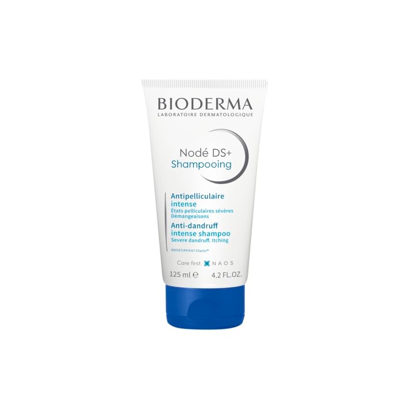 Bioderma Node Ds+ Shampoo Intenso Anti-Caspa, Unisex, 4.2 Oz