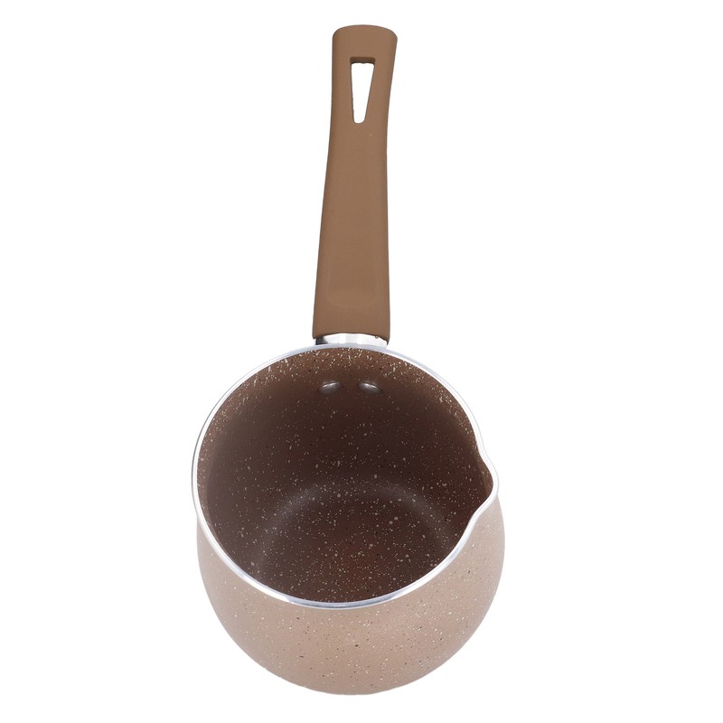 Single Handle Coffee Warmer Boiling Pot Mini Milk Pan Aluminum