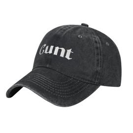 FLALORI Cunt Hat for Women Funny Baseball Hat Funny Birthday Gifts for Women Black