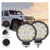 faros de niebla Par Faros 14 Leds Redondo Mini Slim