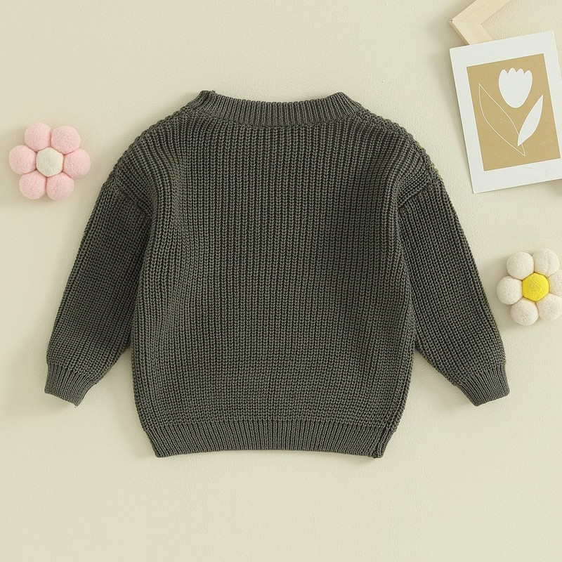 Autumn Winter Warm Outfits Baby Girl Cute Long Sleeve Knitted