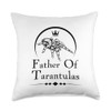 Spider Lover Arachnid Cobweb Terrarium Tarantula Throw Pillow