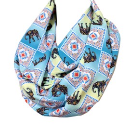 Etwoa's - Bufanda con diseño de elefante