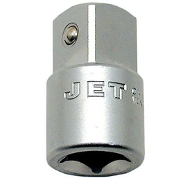 JET 671913 3/8-inch Drive Female x 1/4-inch Drive Male Chrome Socket Adapter
