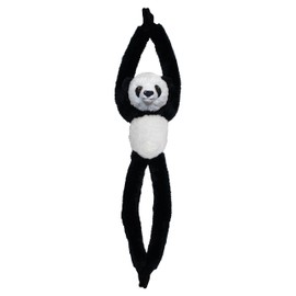 EcoBuddiez Tree Huggers - Panda from Deluxebase. 28 inch Hanging Stuffed Animals Made from Recycled Plastic Bottles. Eco-Friendly Cuddly Plush Toy and Perfect Cuddly Gift for Kids.