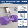 ANDGOO Vinyl Siding Hooks Heavy Duty, 8 Pack Stainless Siding
