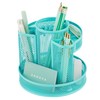 Annova Mesh Desk Organizer Rotate with 5 Compartments Round Spinning