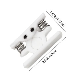 Caravan Door Holder Plastic Static Caravan Accessories Catch Door Retainer Sprung Door Stop for Motorhomes Boat White