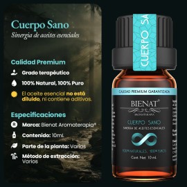 Mezcla De Aceites Esenciales Cuerpo Sano 10ml