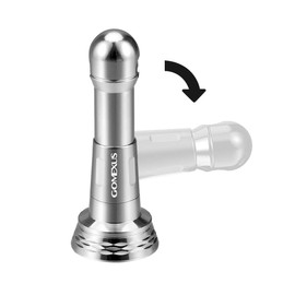 GOMEXUS Fishing Reel Stand Foldable for Shimano Stradic FK 1000-4000 Daiwa 06 09 12 15 Emeraldas Spinning Reel Protection Reel Stand 48 mm Metal