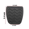 UpAmcarker 31321-52010 2Pcs Clutch&Brake Pedal Pad Black Rubber Compatible with