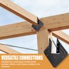 Hurricane Ties for Rafter 24 Pack 16-Gauge Hurricane Straps Brackets