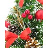 Christmas Concepts® 30cm (12") Frosted Christmas Tree With Red Decorations