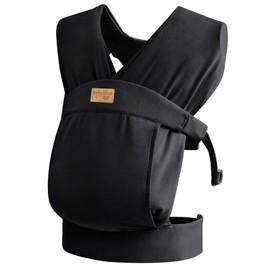 vrbabies Baby Carrier for Newborns from Birth Extra Soft, Belly Carrier Baby Carrier Ergonomic (Black)