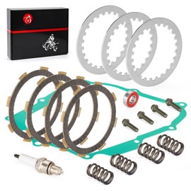 Heavy Duty Clutch Friction Plates & Gasket Kit for Honda CRF80F CRF100F 2004-2013 XR80R XR100R 1987-2004