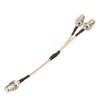 F Coaxial Splitter Cable, F-Type Cable (Female-Female) RG316 Cable, 5.9