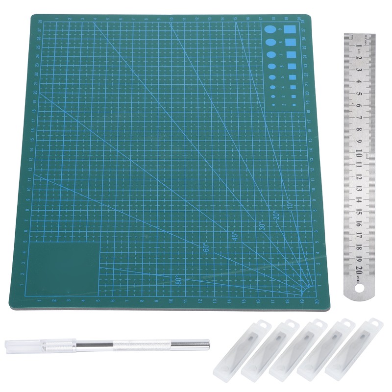 Cutting Mat A4 with Blade Model Cut Pad Craft Paper