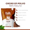 BULK SUPERFOODS Cacao en Polvo Sin Azúcar Origen 100% Natural