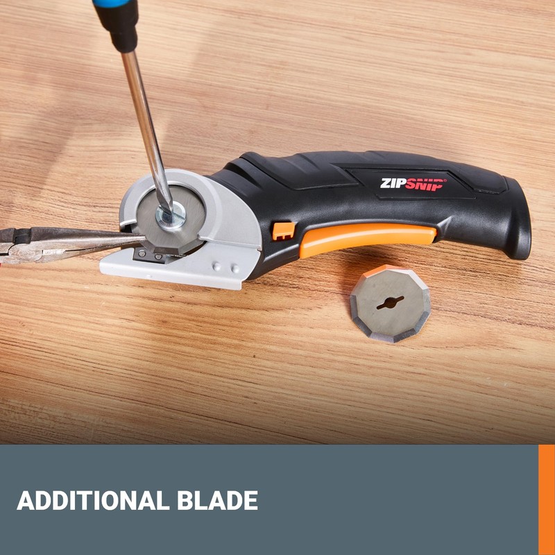 Worx Zipsnip Cordless Electric Scissors, Rechargeable Cardboard Box Cutter, 4V